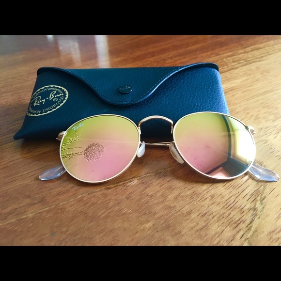 Ray-Ban Accessories - Authentic Ray-Ban Round Metal Classic - Pink